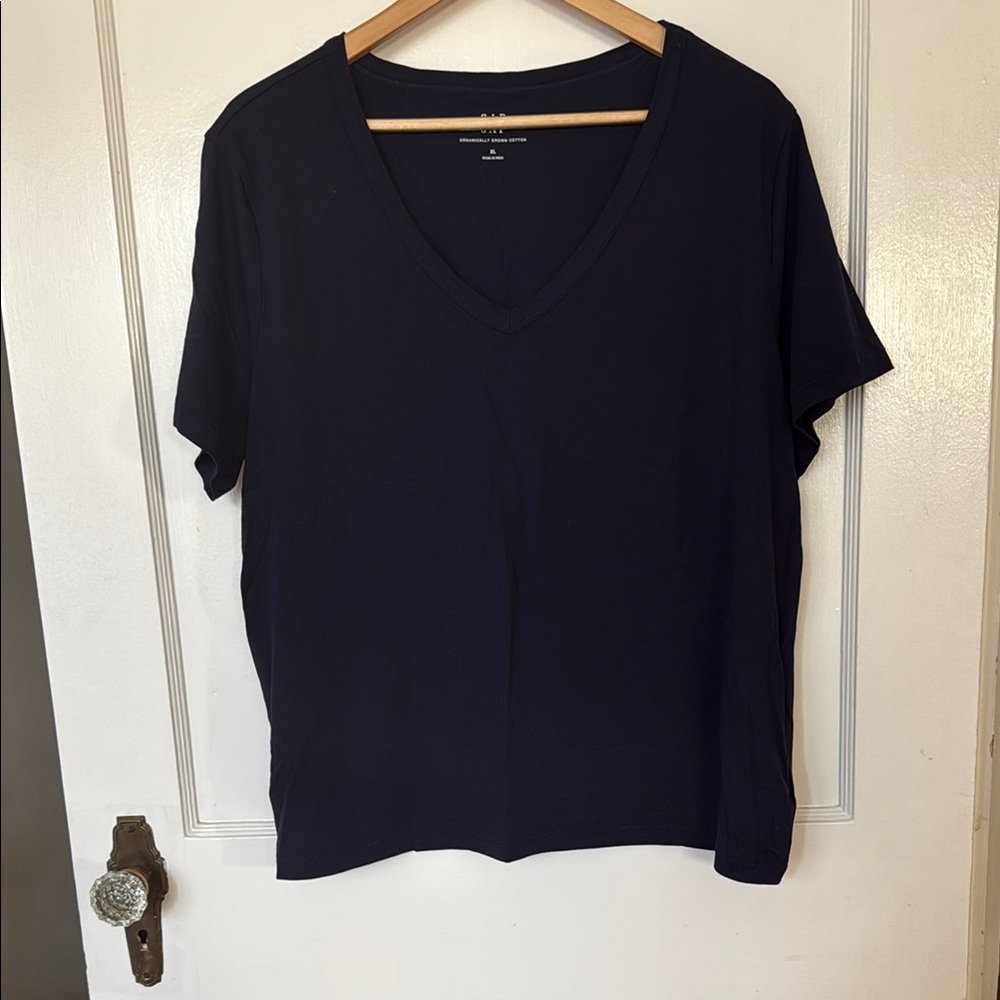 Gap Navy V-Neck Women's Top